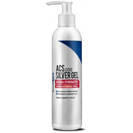 Advanced Cellular Silver (ACS) 200® Extra Strength Gel 8oz Advanced Cellular Silver (ACS) 200® Extra Strength Gel 8oz